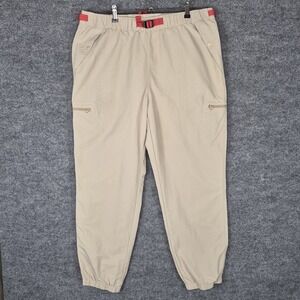 Patagonia‎ Outdoor Everyday Pants Men's XL  Beige Belted Tapered